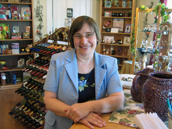 Margo Sue Bitttner at the winery