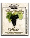 Merlot label