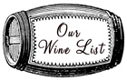 Our Wine List