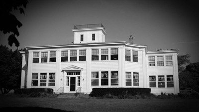 Marjim Manor black and white photo