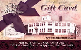 Gift certificate for Marjim Manor