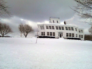 spooky photo of the Winery at MAtjim Manor