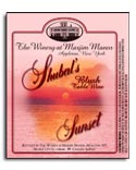 Shubal's Sunset label