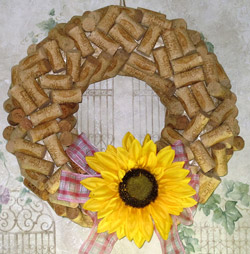 Cork Wreath